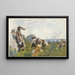Cueilleurs de baies - Winslow Homer — indrammet kunstværk på væggen