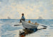 Drengen i en doris - Winslow Homer — visning af kunstværket