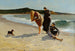 Eagle Head Manchester Massachusetts marée haute - Winslow Homer — visning af kunstværket