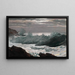 Morgen efter en storm til søs - Winslow Homer — indrammet kunstværk på væggen