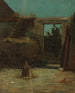 en fransk gårdsplads - Winslow Homer — visning af kunstværket