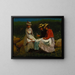 Filles dans un paysage - Winslow Homer — indrammet kunstværk på væggen