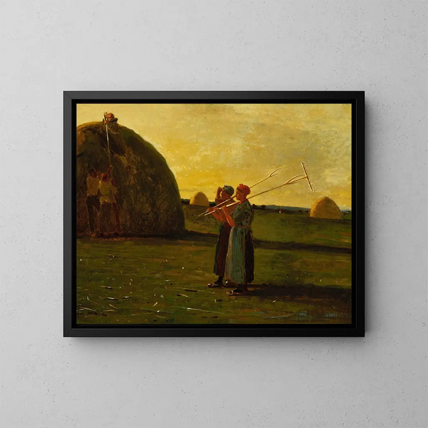 Faucheurs - Winslow Homer — indrammet kunstværk på væggen