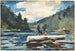 Udnyttelse af skovbrug ved Hudson-floden - Winslow Homer — visning af kunstværket