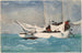 Key West, levée de l'ancre - Winslow Homer — visning af kunstværket