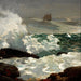 På en beskyttet kyst - Winslow Homer — visning af kunstværket