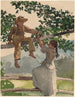 På hegnet - Winslow Homer — visning af kunstværket