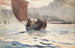 Retour des bateaux de pêche - Winslow Homer — visning af kunstværket