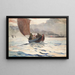 Retour des bateaux de pêche - Winslow Homer — indrammet kunstværk på væggen