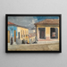 Scène de rue à Santiago de Cuba - Winslow Homer — indrammet kunstværk på væggen