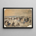 Skøjteløb i Central Park - Winslow Homer — indrammet kunstværk på væggen