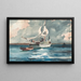 Sloop Nassau - Winslow Homer — indrammet kunstværk på væggen