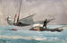 Rangement de la voile - Winslow Homer — visning af kunstværket