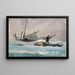 Rangement de la voile - Winslow Homer — indrammet kunstværk på væggen