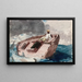 Le Gulf Stream - Winslow Homer — indrammet kunstværk på væggen