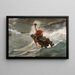 La ligne de vie - Winslow Homer — indrammet kunstværk på væggen