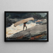 Le Portage - Winslow Homer — indrammet kunstværk på væggen