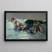 Vende tilbage - Winslow Homer — indrammet kunstværk på væggen