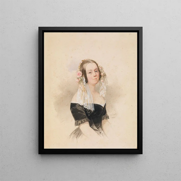 Woldemar Hau - Portrait of a Young Lady.webp