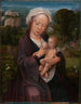 Vores kunsttryk af Jomfru Maria med Barnet - Atelier af Adriaen Isenbrant — visning af kunstværket