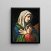 Notre-Dame des Douleurs - Bernardino Luini's værksted — indrammet kunstværk på væggen