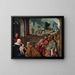 L'Adoration des Mages - Atelier de Cornelis Engebrechtsz — indrammet kunstværk på væggen