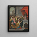 L'idolâtrie de Salomon - Atelier de Frans Francken le Jeune — indrammet kunstværk på væggen