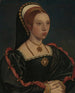 Portrait af en ung kvinde - Hans Holbein den Yngres værksted — visning af kunstværket