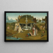 Le Jardin du Paradis - Atelier de Jérôme Bosch — indrammet kunstværk på væggen