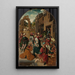 L'Adoration des mages - Atelier de Jacob Cornelisz van Oostsanen — indrammet kunstværk på væggen