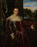 Portrait af Dogaressa Morosina Morosini - Jacopo Tintorettos værksted — visning af kunstværket