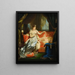 L'imperatrice Marie-Louise, der vogter over den sovende kongerige af Rom - Atelier de Joseph Franque — indrammet kunstværk på væggen