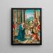 L'Adoration des bergers - Atelier de Pieter Coecke van Aelst — indrammet kunstværk på væggen