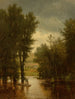Oversvømmelser ved Delaware - Worthington Whittredge — visning af kunstværket
