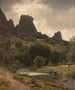 Vue pastorale estivale de Kallenfels - Worthington Whittredge — visning af kunstværket