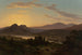 Vue du lever de soleil sur Drachenfels depuis Rolandseck - Worthington Whittredge — visning af kunstværket