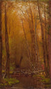 Les Bouleaux des Catskills - Worthington Whittredge — visning af kunstværket