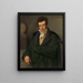 Portrait af Paulus Joseph Gabril - Woutherus Mol — indrammet kunstværk på væggen