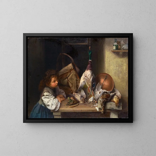 Xaver Schwegler - Girl with Dead Poultry.webp