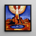 Yliaster Paracelse - Marsden Hartley — indrammet kunstværk på væggen