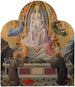 L'Assumption af Jomfru Maria med helgenerne Jerome og Franciskus - Zanobi Strozzi — visning af kunstværket