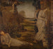 Zéphyr med Psyche på bjerget - Sir Edward Coley Burne-Jones — visning af kunstværket
