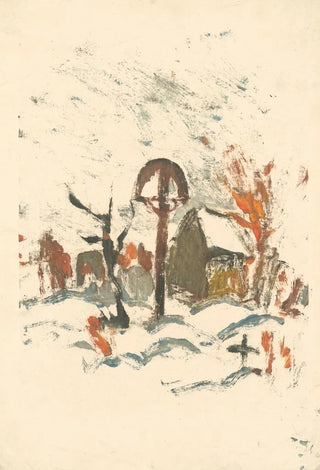 Zolo Palugyay - Village cemetery in winter.webp
