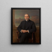 Portrait af Kazimierz Chdowski - Zygmunt Ajdukiewicz — indrammet kunstværk på væggen
