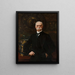 Portrait af Antoni Strzaecki - Zygmunt Strzałecki — indrammet kunstværk på væggen