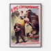 Original vintage plakat A Bas L'Intermédiaire Gustave Fabre