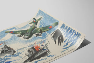 a-british-blenheim-bomber-of-the-coastal-command-aids-a-british-destroyer-in-smashing-a-german-submarine-2
