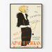 Vintage plakat af Apacherflickan elegant vægdekoration