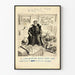 Vintage humoristisk plakat om regeringshemmeligheden