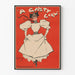 Vintage plakat A Gaiety Girl - Kunstnerisk vægdekoration poster